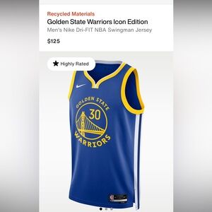 Golden State Warriors Blue Jersey